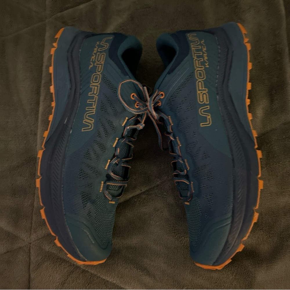 La Sportiva Blue and Orange Athletic Shoes for Trail Running: Men 11.5 new